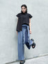 Stripe Panel Wide Pants